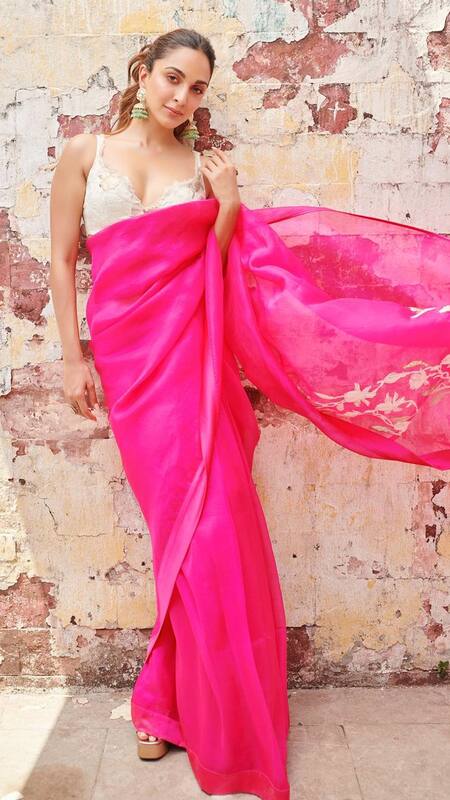 Pretty In Pink Saree