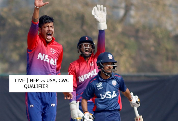 Read more about the article NEP vs USA, ICC CWC 2023 Qualifier Cricket SCORE: Nepal Beat USA By 6 Wickets