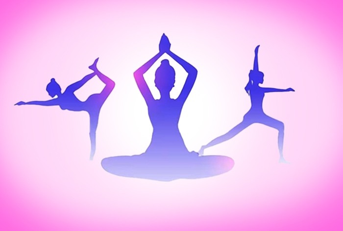 This Free Icons Png Design Of Female Yoga Pose Minus - Silhouette Of Yoga  Poses Clipart, Transparent Png - 682x2306(#6572148) - PngFind