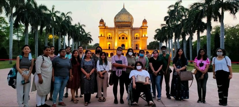 A Ladies Night Walk organised by Enroute Indian History at Humayun's Tomb