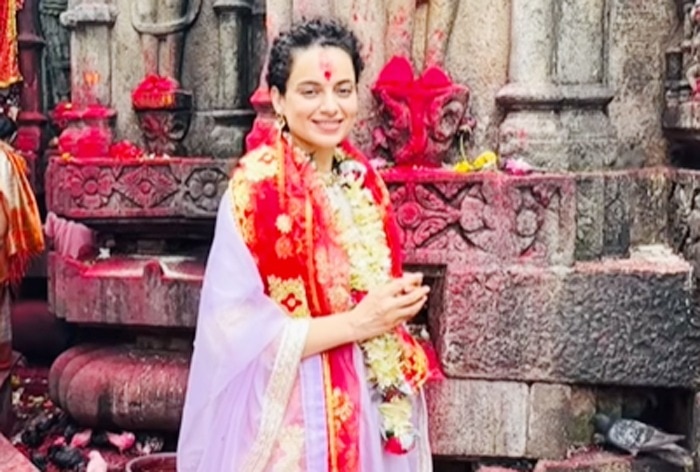 Read more about the article Kangana Ranaut Seeks Holy Blessings at Ancient Kamakhya Devi Temple Watch