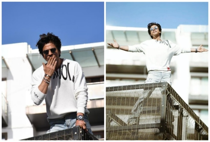 Shah Rukh Khan Greets Fans From Mannat Balcony As They Create World Record, Watch