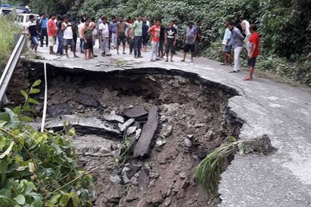 Heavy Rain Triggers Multiple Landslides In Sikkim,