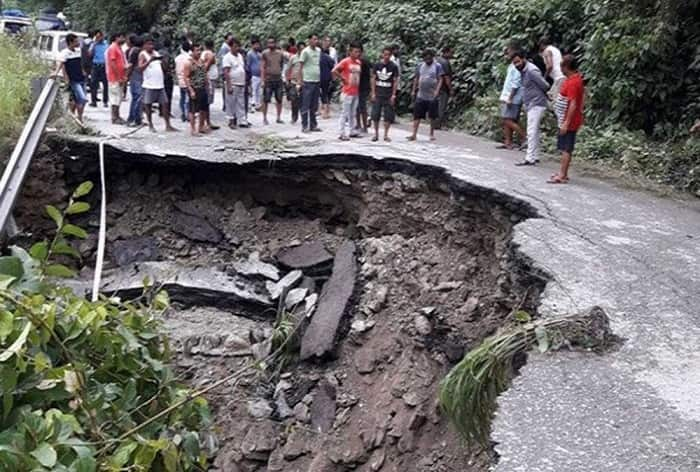 Heavy Rain Triggers Multiple Landslides In Sikkim, 2,000 Tourists ...