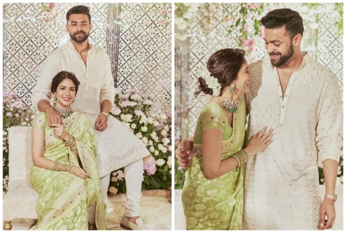 Varun Tej-Lavanya Tripathi Share Romantic Photos From Their Engagement Ceremony, Samantha Prabhu Reacts, Photos
