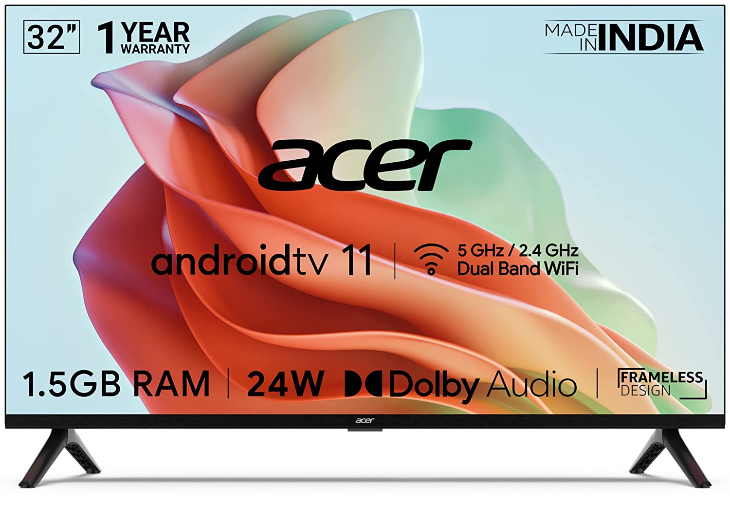 Acer 80 cm 32 inces Smart LED TV