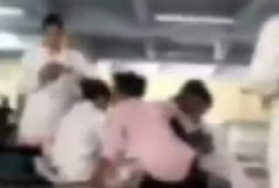 Viral Video Shows Students In Indulging In