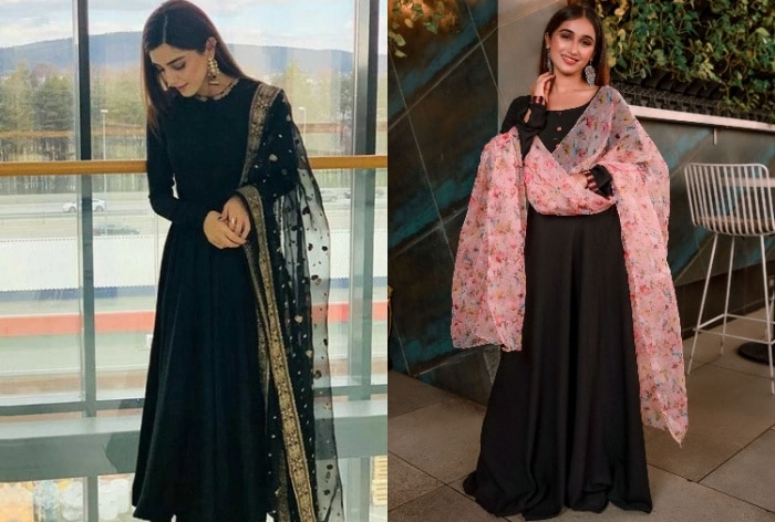 Boho Queen To The Royalist : Here's How To Style Your Black Anarkali In 4 Different Ways