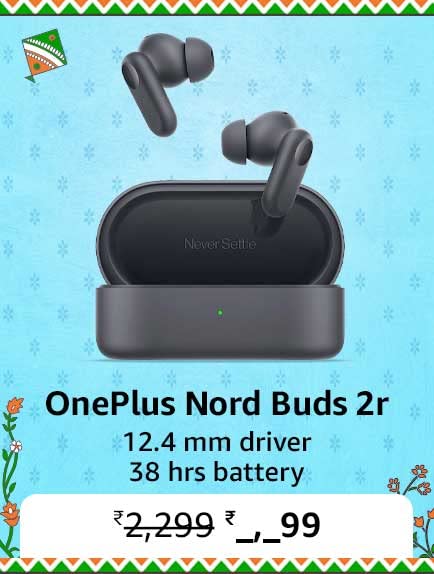 Image of earphone product brand Oneplus Nord Bunds 2r