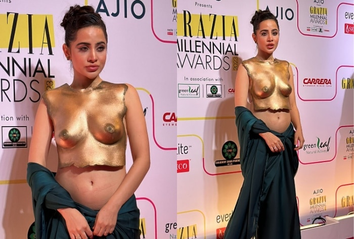 Uorfi Javed at a style awrds (Photo: Viral Bhayani)