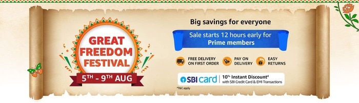 Amazon Great Indian Freedom Festival: Check Upcoming Massive Deals on ...