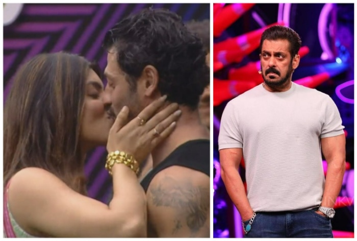 Bigg Boss Ott 2 Salman Khan Enraged Over Akanksha Puri Jad Hadid Liplock Walks Out Of The Show