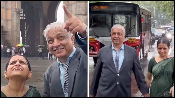 Viral: Anand Mahindra Adores Elderly Couple's Recreation of 'Rim Jhim Ghire Sawan' Amid Mumbai Rains - Vimarsana News