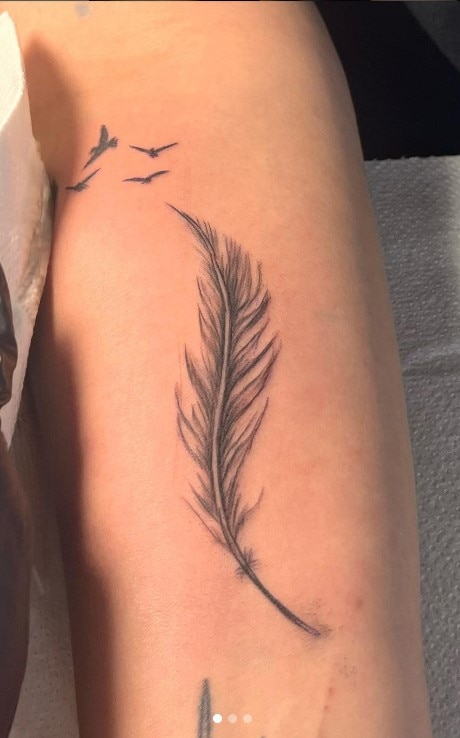 3d infinity birds back tattoo by doristattoo on DeviantArt
