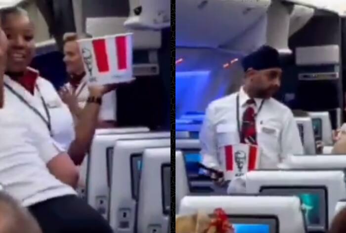 Watch British Airways Serves Kfc To Customers On Flight