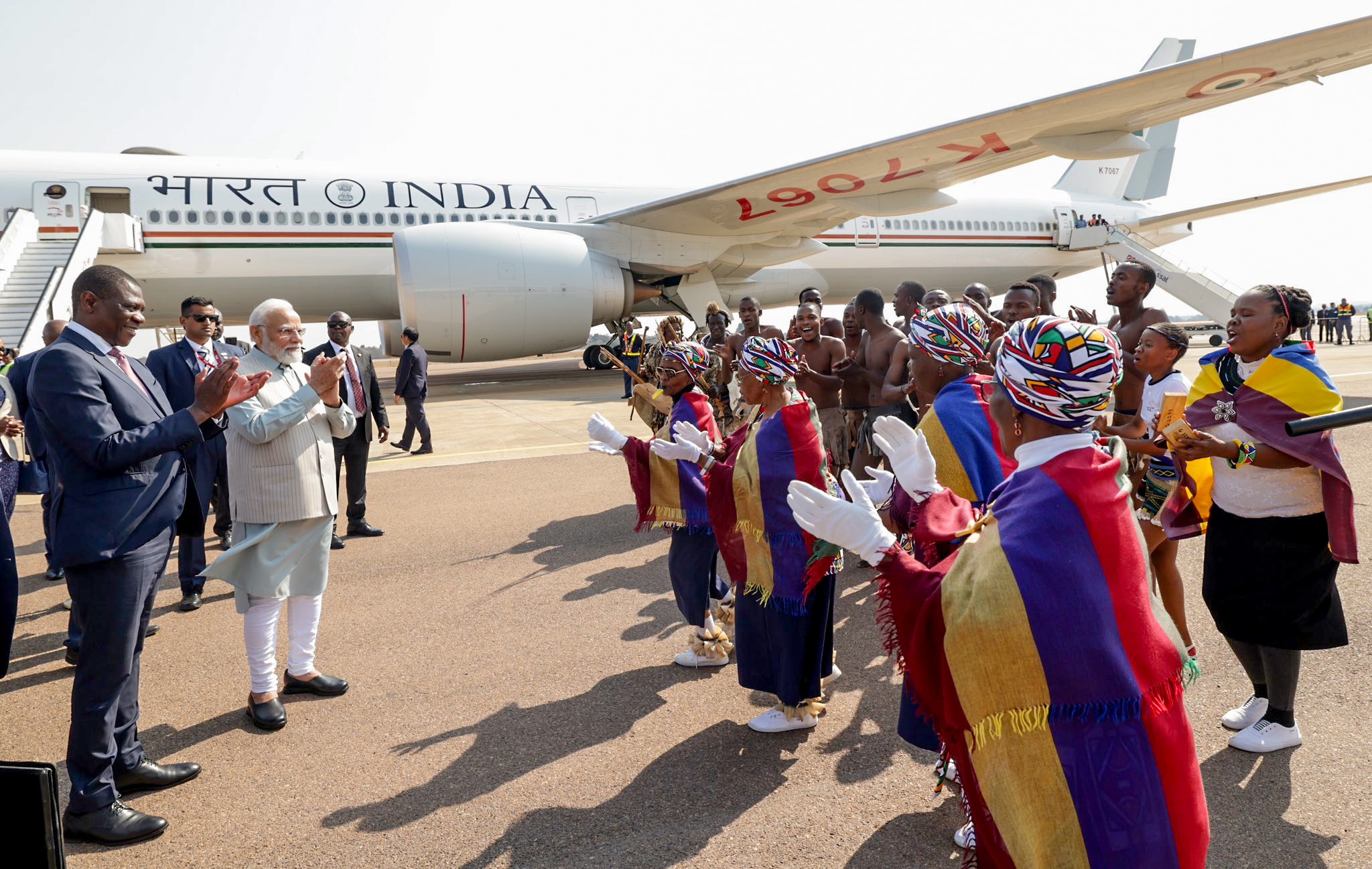 PM Modi Arrives in South Africa For 15th BRICS Summit: WATCH