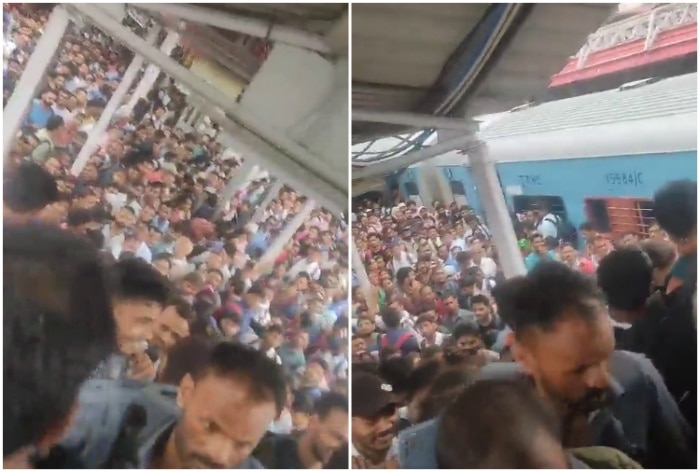 Chaotic Scenes At Patna Junction As 8 Lakh Aspirants Throng Bihar For BPSC Teacher Recruitment Exam, Video Viral