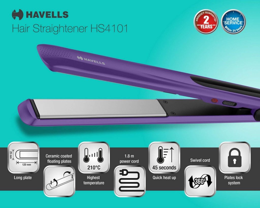 Havells Heat up Hair Straightener on sale during Amazon Great Freedom Festival Season