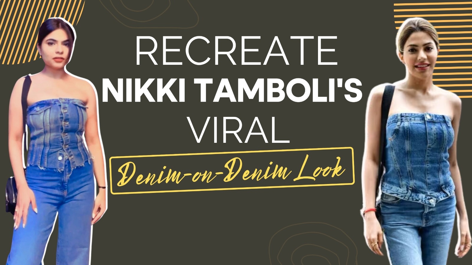 Celebrity Recreation: A Step-by-Step To Recreate Nikki’s Viral Denim on Denim Look