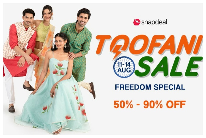 Snapdeal Freedom Toofani Sale, Fashion, Beauty, Health, Footwear, Electronics Accessories, Automotive, e-commerce, Snapdeal, Freedom Special Toofani Sale, discounts, Fashion