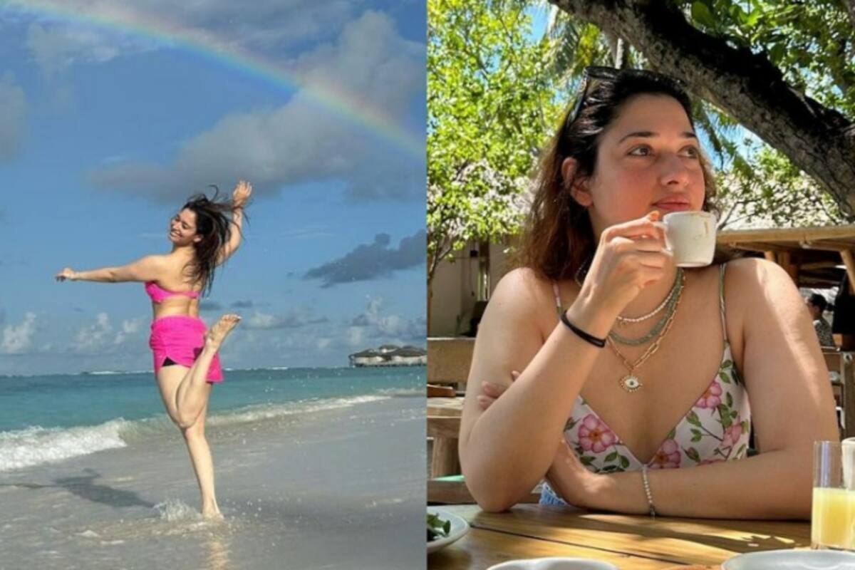 Tamannaah Bhatia Soaks Up The Sun And Sand in Sexy Beachwear in Maldives -  See Hot Pics