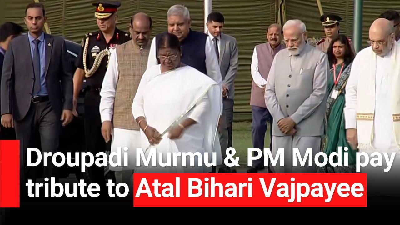 Atal Bihari Vajpayee Death Anniversary: Droupadi Murmu & PM Modi Pay ...