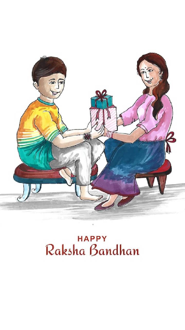 Raksha Bandhan stock vector. Illustration of love, custom - 25738036