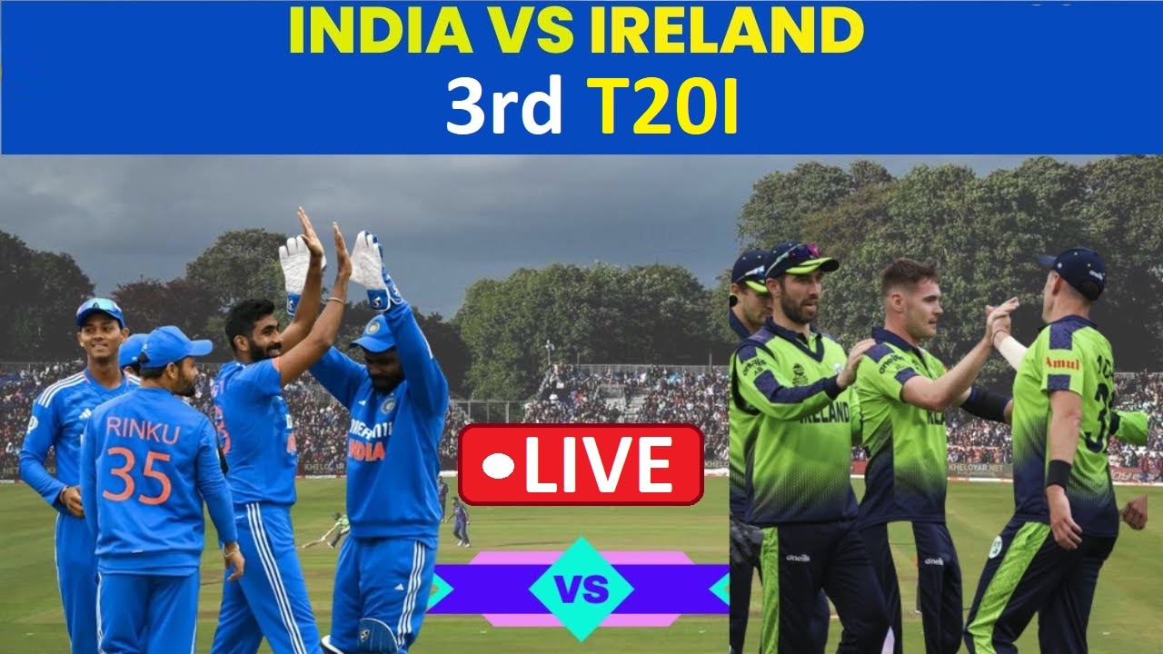 Highlights, IND vs IRE, 3rd T20I Cricket Score and Updates Match Called Off Due To Rain,