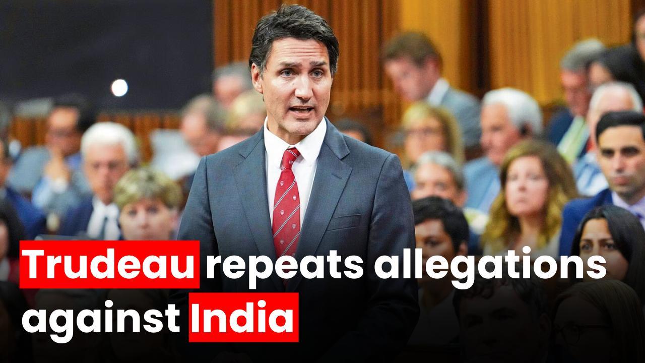 Watch: Justin Trudeau Reiterates Allegations Against India | India.com