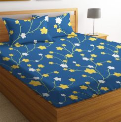 Bedsheet for Double Bed with 2 Pillow Covers