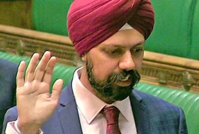 British MP Tanmanjeet Singh Dhesi