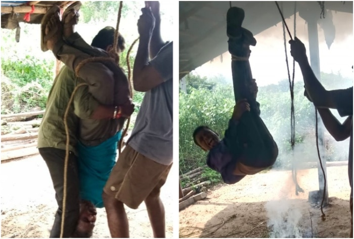 2 Dalit Men Hung Upside Down, Beaten, Tortured On Suspicion Of Goat Theft, Horrifying VIDEO Surfaces