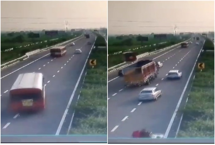 Caught-On-Cam: Bus Veers Off Road On Delhi-Meerut Expressway, 24 Injured