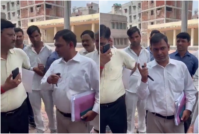 Noida Authority Official Shows Up Drunk At Public Meeting; Suspended After Videos Go Viral