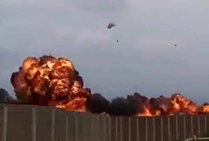 WATCH: Italian Military Jet Crashes During Exercise in Turin, 5-year-old Girl Killed