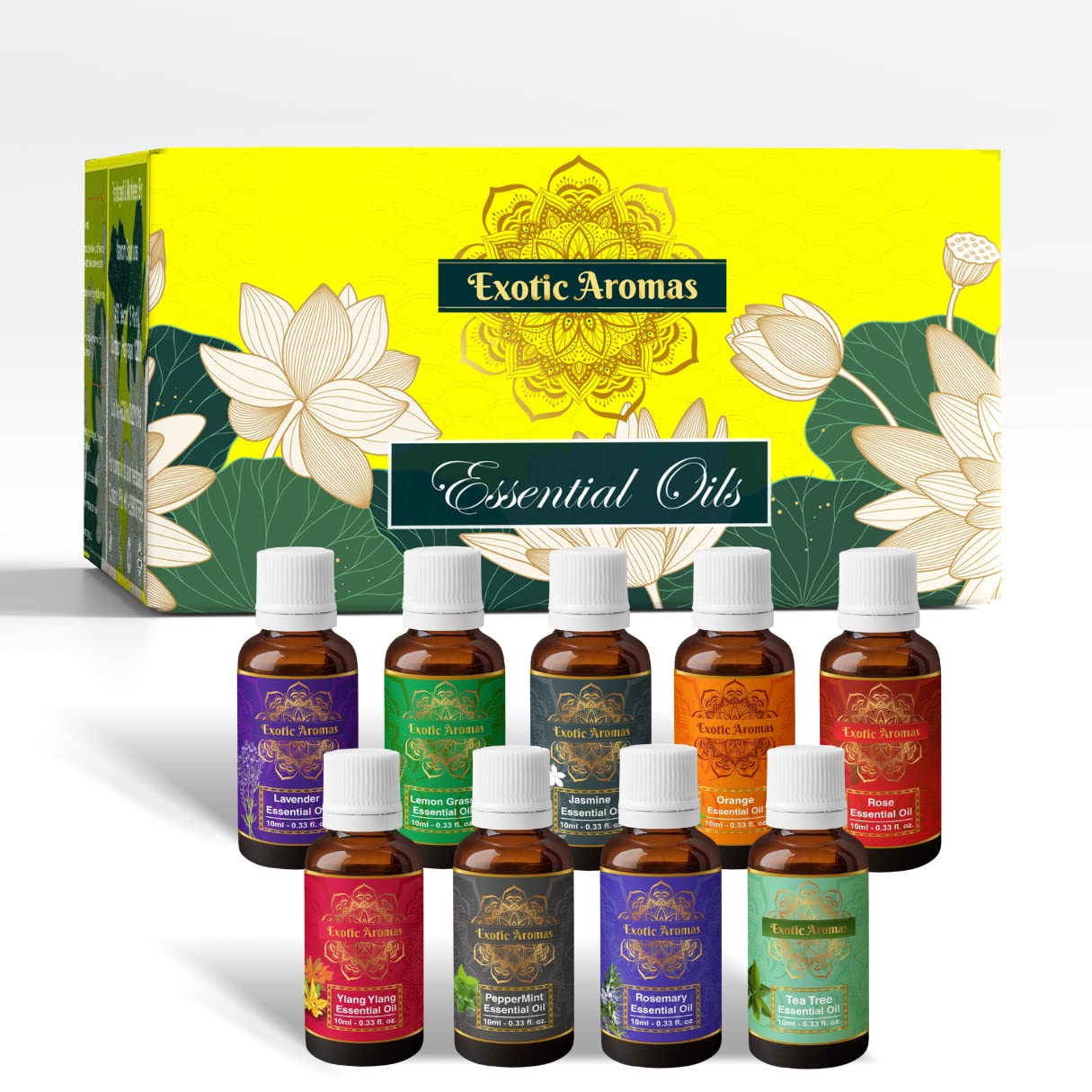 Exotic Aromas Essential Oil (Pack of 9)