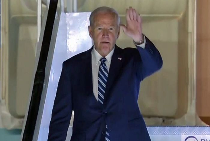 Joe Biden Arrives In India (Photo ANI)