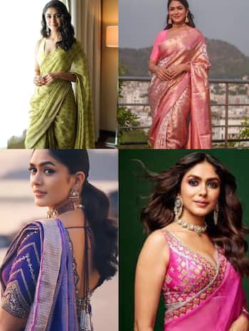 Mrunal Thakur's Top 7 Breathtaking Sarees