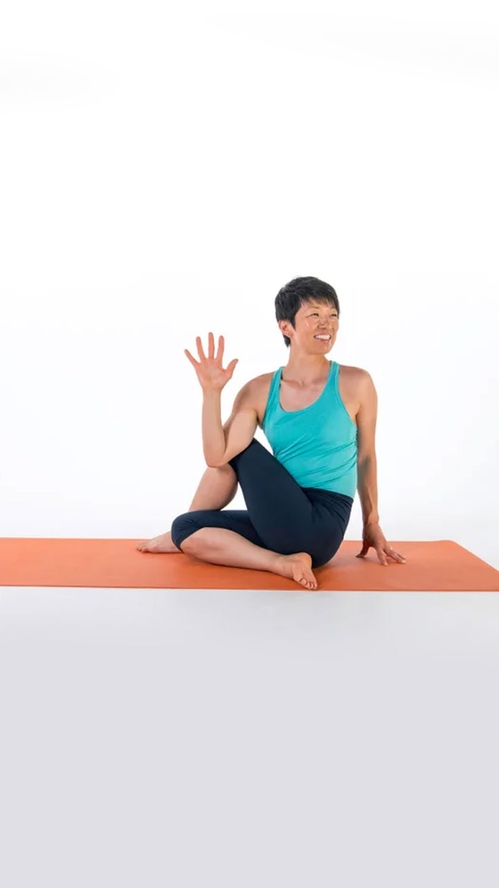 The Best Sitting Yoga Poses to Relieve Bloating | Menopause Now