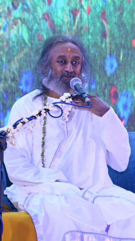 Faith is the subject of head, faith is the devotion of heart and meditation  connects both. - Gurudev Sri Sri Ravi Shankar