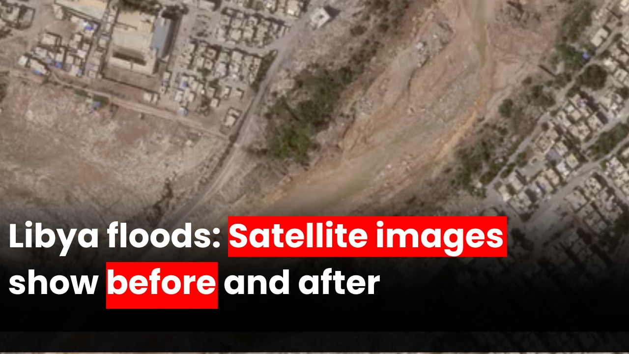 Libya Floods: Satellite Images Show Before And After | India.com