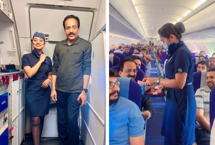 Indigo pilot celebrates Raksha Bandhan with sister, a cabin crew member on  same flight. Watch