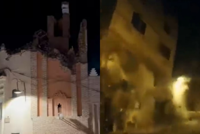 Terrifying Videos Of Buildings Shaking Violently, Reduced To Rubble & Dust Goes Viral