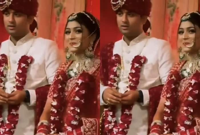 Bride Groom Video मौका पाकर ये क्या करने लगा दूल्हा देखते ही शरमा गई दुल्हन देखें वीडियो 9174