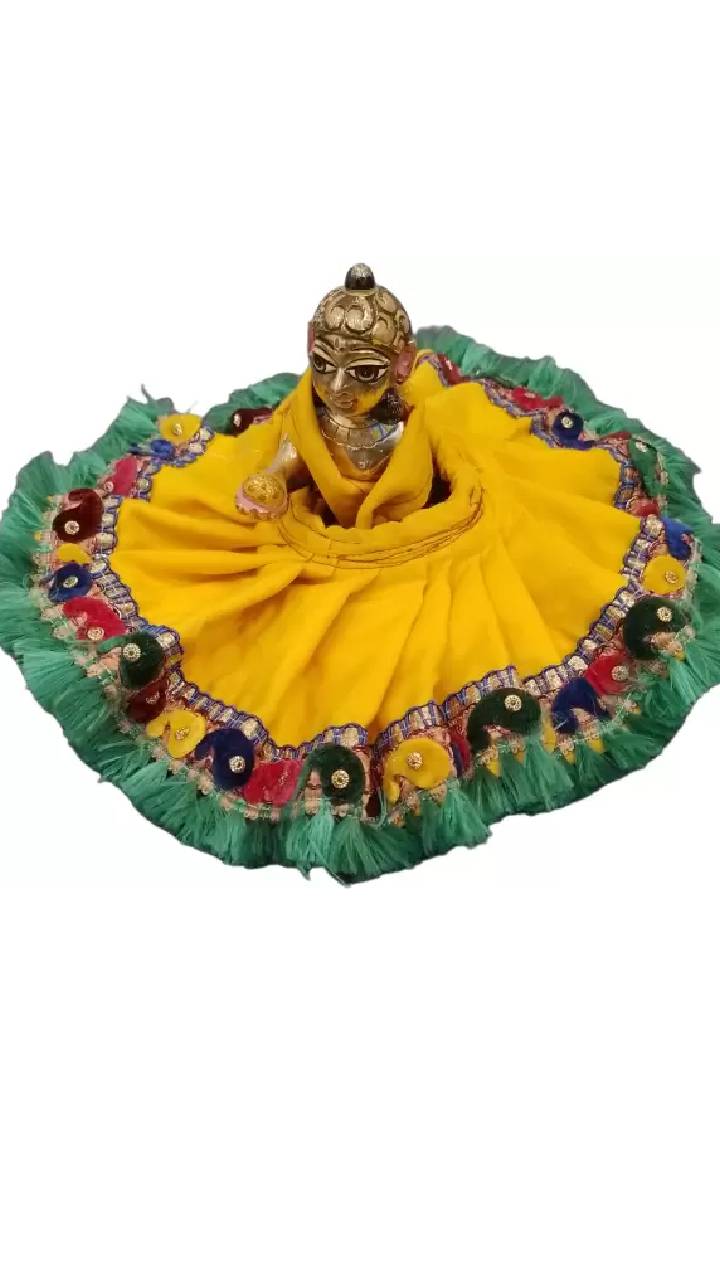 Summer dress (poshak) for Laddu Gopal / Kanha Ji #21 - YouTube