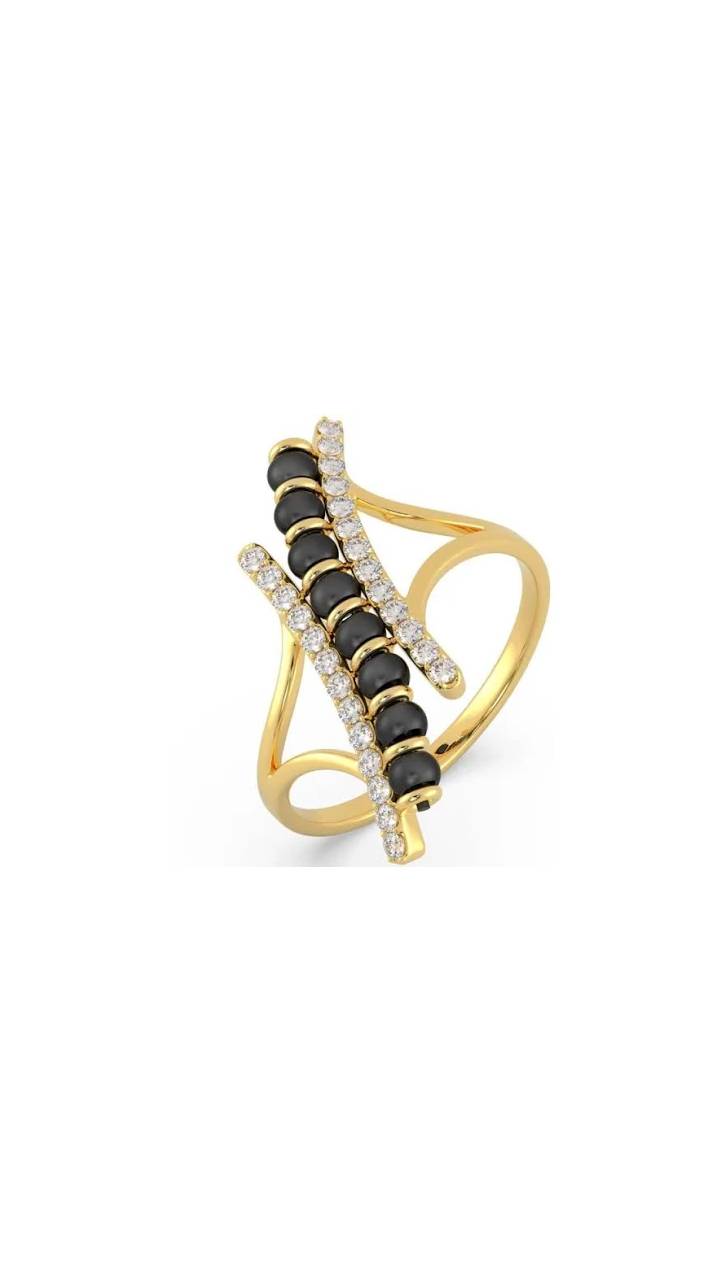 Buy Twined Lisa Mangalsutra Ring At Best Price | Karuri Jewellers