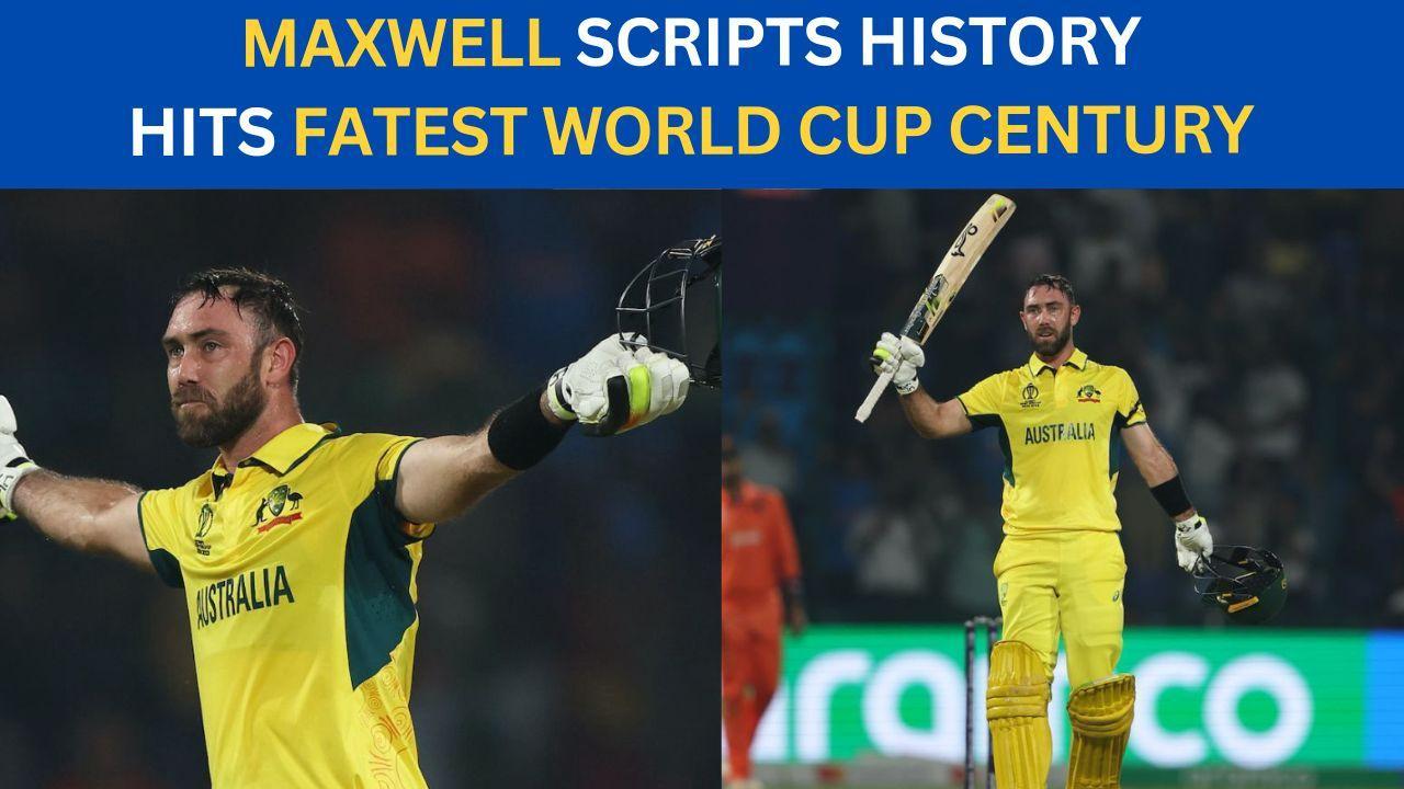 World Cup 2023: Glenn Maxwell Scores Fastest Century In ODI World Cup ...
