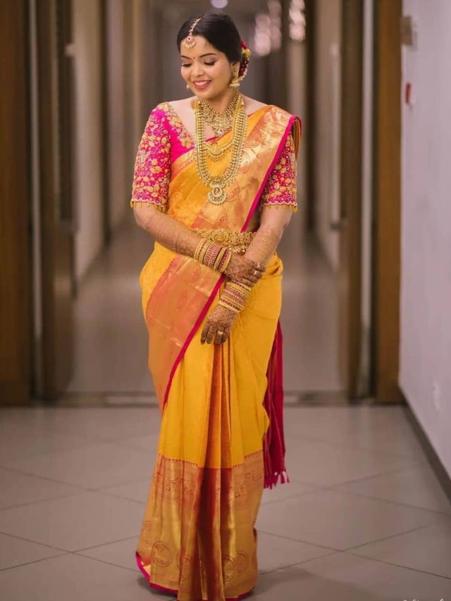 Magenta Purple Kanjivaram Saree | Traditional Sari | GIFTS for HER | I –  Vara Vastram