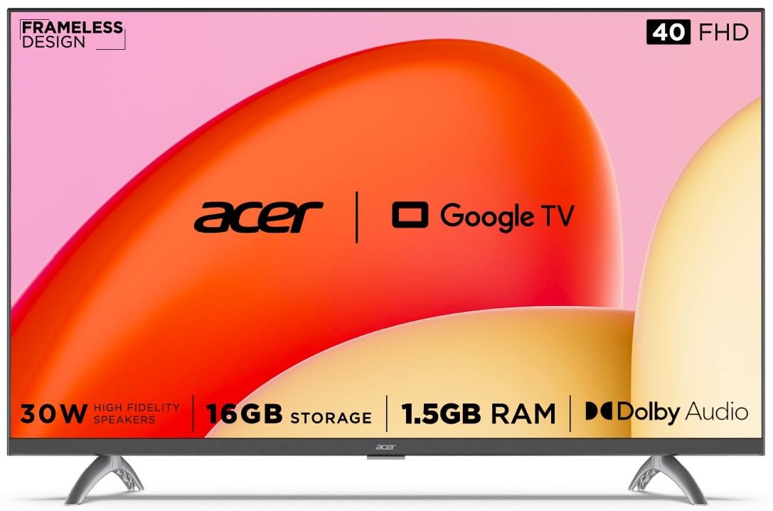 Acer 100 cm (40 inches) Advanced I Series Full HD Smart LED Google TV