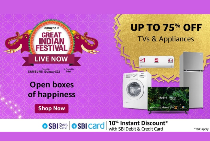 Amazon Great Indian Festival Sale 2023: Find Out Exciting Deals On TVs ...